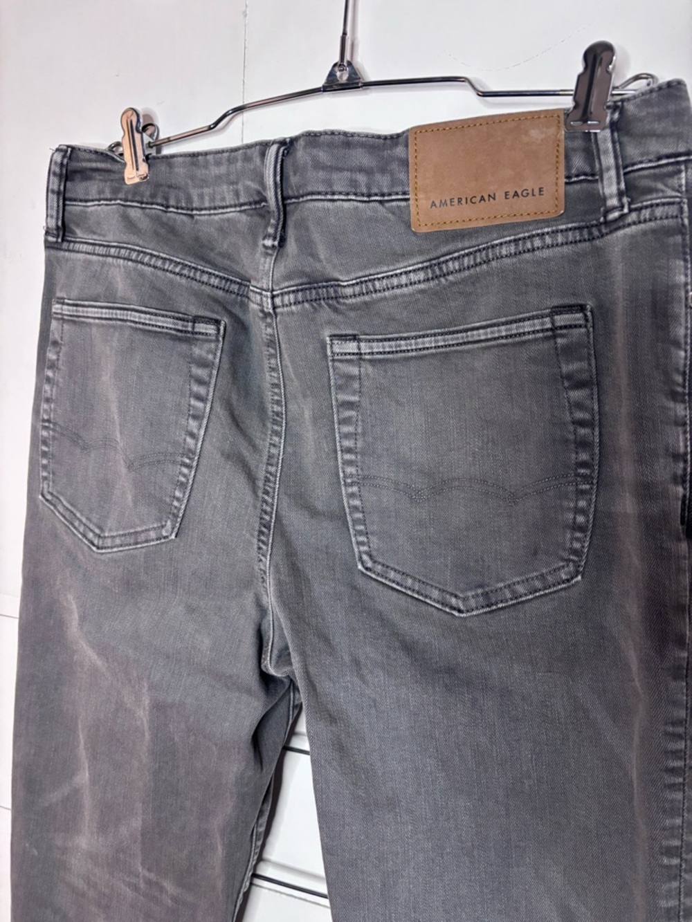 American Eagle Outfitters Gray Straight Jeans - Picture 4 of 6
